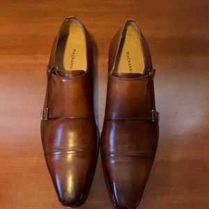 Magnanni Double Monk Strap loafers.